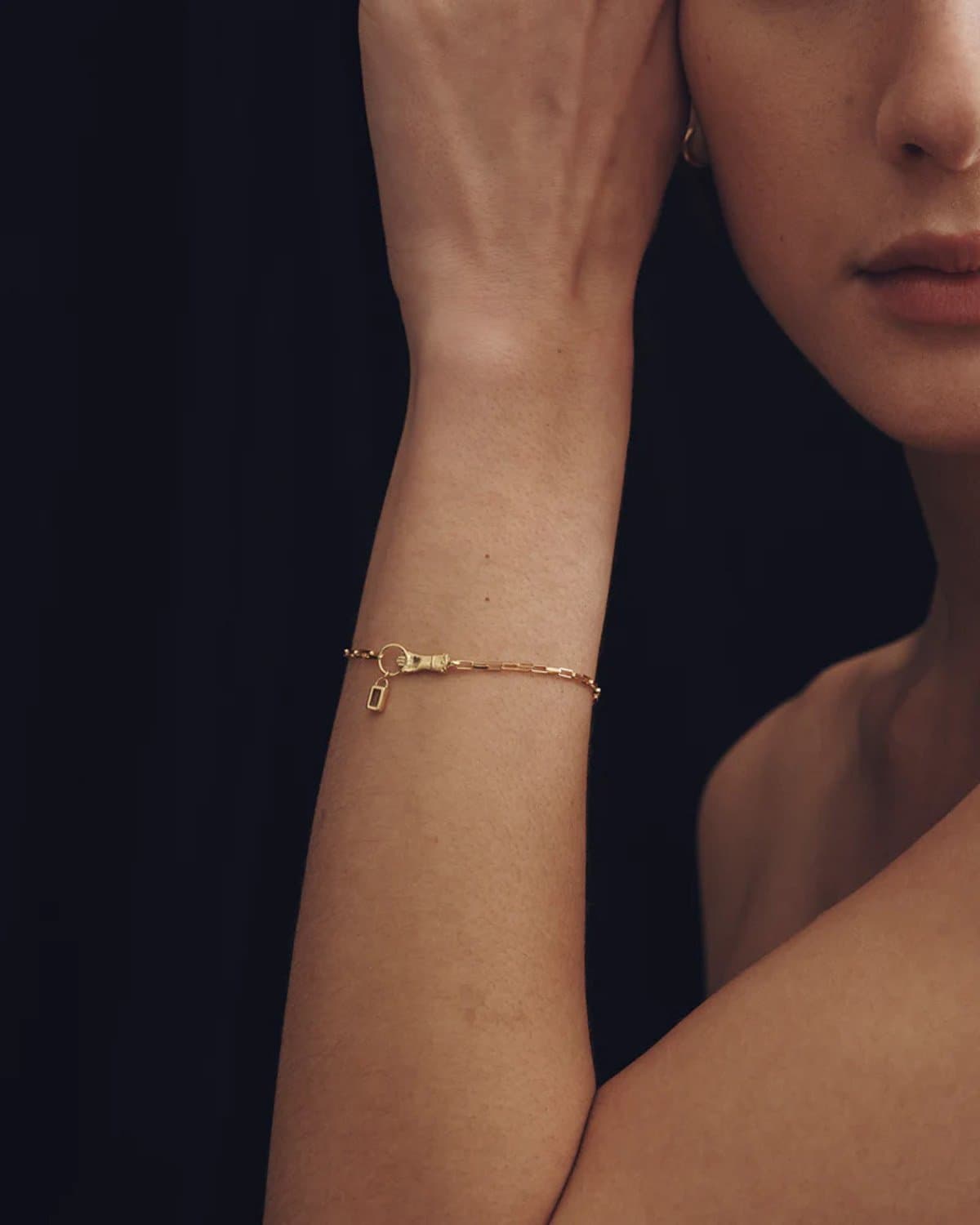 Joy Rose Quartz Onyx Gold Vermeil 3